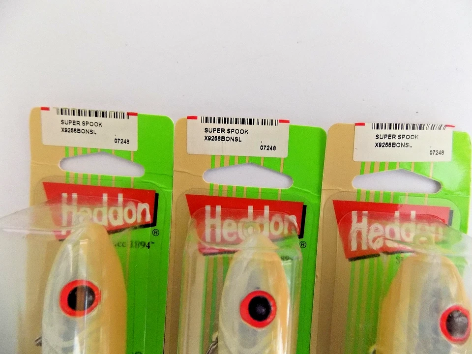 EXCALIBUR SUPER SPOOK con GANCHOS DE AGUA SALADA X9256BONSL 5" y 1 oz. - 3 SEÑUELOS - 619i Foto 4 de 4