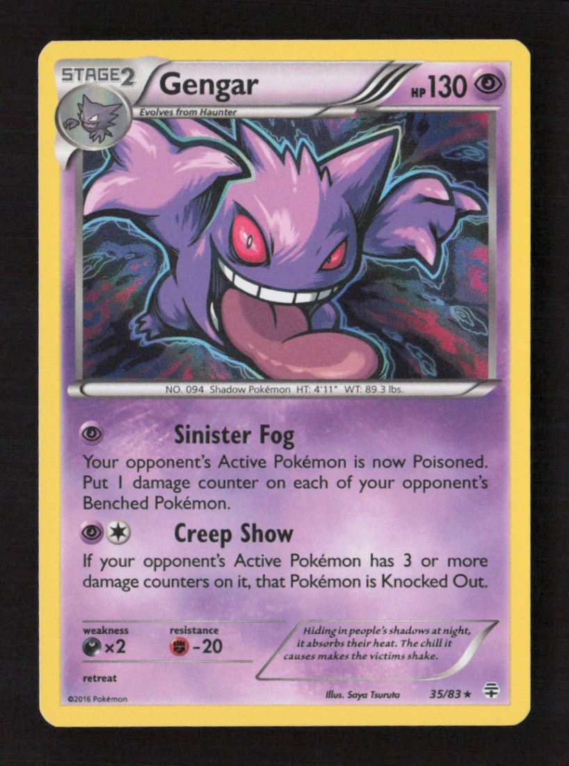 Gengar Holo Rare Holo Generations 35/83 LP Pokémon TCG