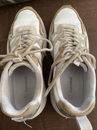 Sneaker Von Graceland Gr. 38 Mädchen Damen Beige Weiß - Bild 4 von 6
