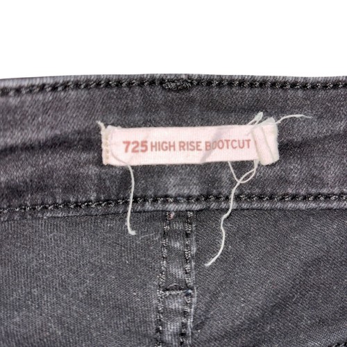 Levi's 725 High Rise Boot Cut 27 Black Wash - Bild 4 von 7