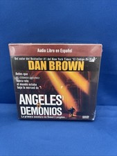 Angels & Demons CD/ Dan Brown best selling author Audio Book (SPANISH) - New