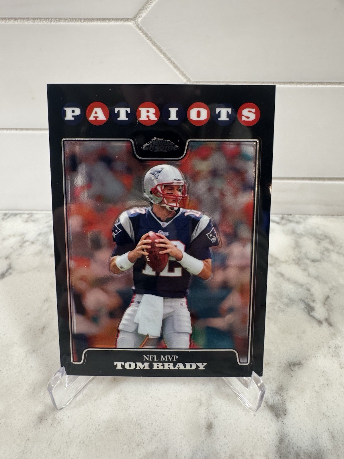 2008 Topps Chrome Tom Brady #TC3 New England Patriots