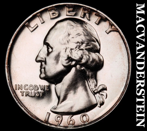 1960 Washington Quarter- Silver Choice Gem Proof Luster No Reserve #i8046