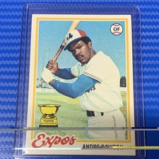Topps 1978 Andre Dawson #72 All-Star Rookie Montreal Expos MLB Baseball Card. rookie card picture