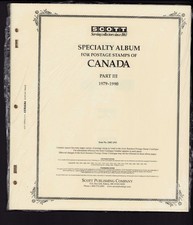 Scott Specialty Series Album Pages Canada 1979-1990 54 Pages new part 3 wrapped^