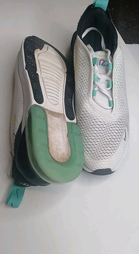 Nike Air Max 270 Schuhe Jungen Größe 1Y Weiß Basketball Laufen Turnschuhe DX3348-100 - Bild 7 von 7