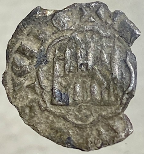 1277-1284 Rare 1 Denier Medieval Coin Kingdom Of Castile And Leon King Alfonso X
