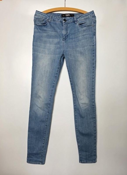 Women Karl Lagerfeld Jeans Blue Stretch M
