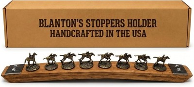 Bourbon Stopper Display for Blanton S   Authentic Whiskey Barrel Stave, Cork Dis