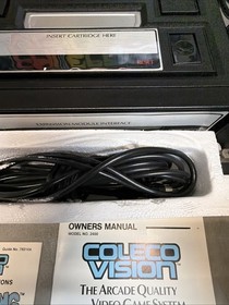 Coleco ColecoVision (Model 2400) Video Game System - Black Complete