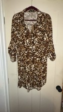 Fashion, Nova Leopard Shirt Dress