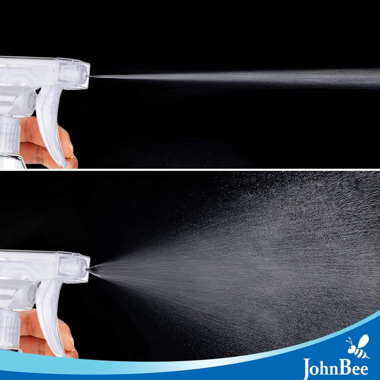 Spray Bottles - 16.9oz/2Pack -  Adjustable Spray Bottles for Cleaning - No Le...