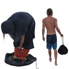 Wetsuit Changing Mat Waterproof Dry-Bag Portable Surfing Gear Bag Durable New