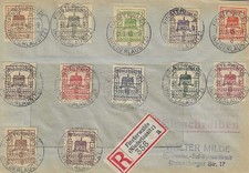 Lokalausgaben Finsterwalde sehr schöner Satzbrief mit Ankunftstempel !