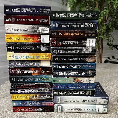 Gena Showalter Lot of 27 Lords of the Underworld, Atlantis, Everlife, Angels Of