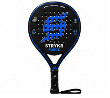 STRYKR FORCE VORTEX ICE BLUE Carbon Padel Racket with Carry Bag