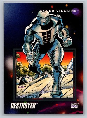 1992 Marvel Universe Series III #105 Destroyer Super-Villains Impel Card