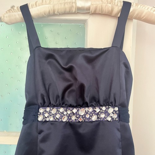 Tigerlily Bridesmaid Party Prom Long Dress. Age 11 years Navy Blue BNWT - Picture 2 of 12