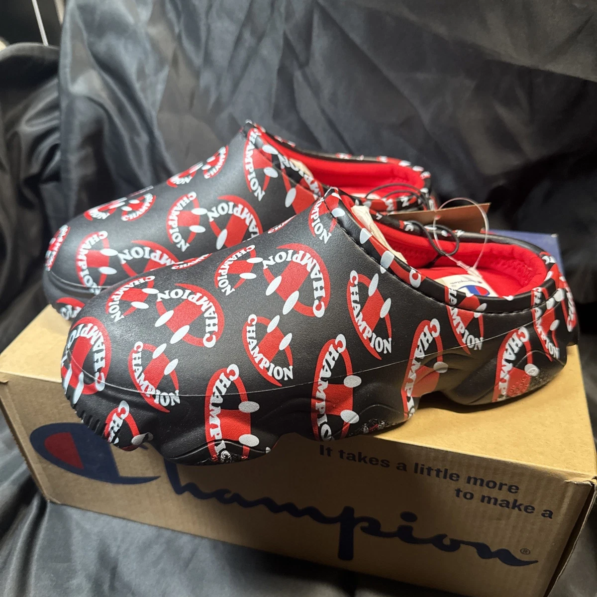 Champion Slippers for Men for sale - eBay display picture 1