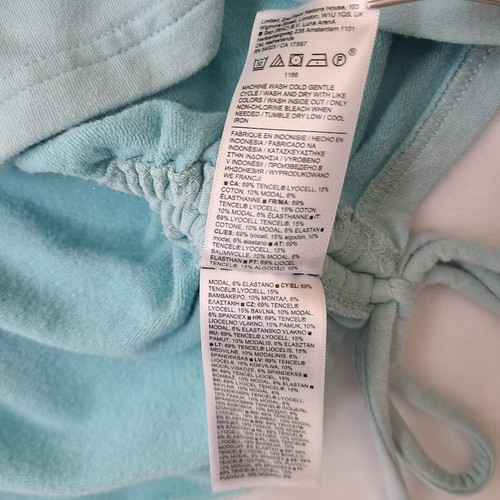 Athleta Sweatshirt Women's XS Blue Lombard Ruched Drawstring Cinch Athleisure - Picture 5 of 8