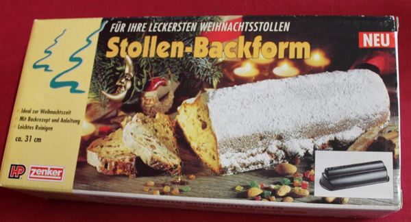 Zenker Stollenform Backform Stollenhaube Schwarz 31 Cm-image