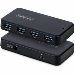 StarTech 4-Port SuperSpeed USB 3.0 Hub w/ BC 1.2 & 2-in-1 USB-C/USB-A Cable