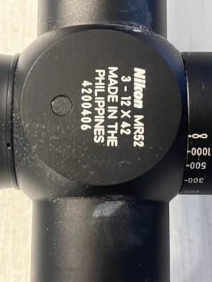Nikon Monarch 5 3-12X42 SF Matte MK-1 MOA Reticle Side Focus Rifle