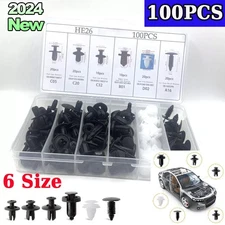 100PCS Push Type Clip For Honda Inner Fender Liner Splash Shield Retainer Hole++