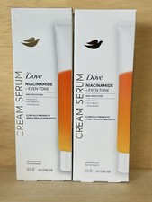 Lot 2-Dove Body Cream Serum Niacinamide Even Tone Lotion 8oz ea 48 H Moisture
