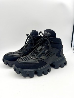 Prada Cloudbust Thunder halbhoch Sneaker schwarz Gr. 36,5 Made in Italy Box