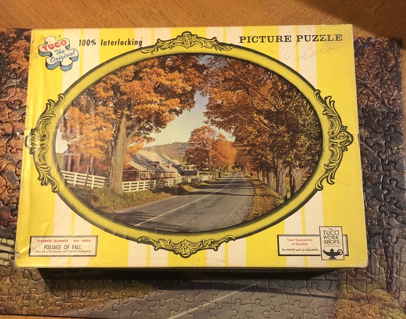 Vintage Tuco Picture Puzzle Complete Name ( Foliage Of  Fall ) 