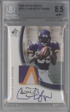 2005 SP Authentic Authentics /699 Ciatrick Fason #231 BGS 8.5 Rookie Auto RC 0q3