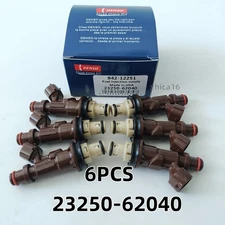 6x Denso Fuel Injectors 23250-62040 fits for 99-04 Tundra 4Runner 3.4L V6