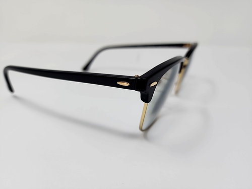 RayBan RB3016 Clubmaster W0365 Men's Sunglasses 55-21-150 Made in Italy - Picture 9 of 15