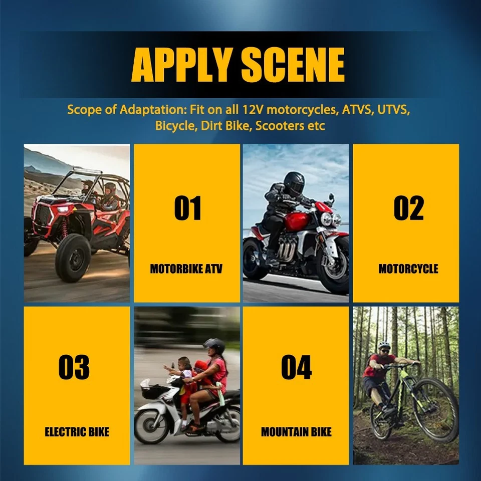 7/8" Dual Button On&Off Switch Handlebar Motorcycle ATV Headlight Fog Spot Light Foto 2 de 4