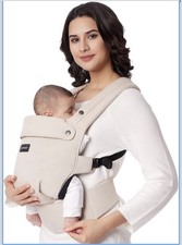 Momcozy Baby Carrier Newborn To Toddler Khaki Ergonomic Cozy Lightweight New