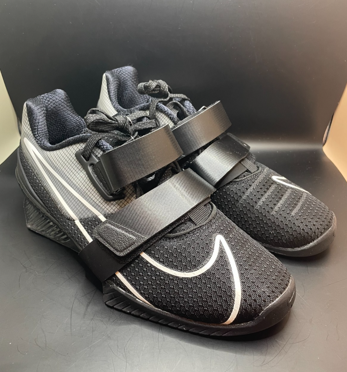 SAOLA NUOVE scarpe da sollevamento pesi Nike Romaleos 4 CD3463 010 nere da uomo 7 (prezzo consigliato: $ 200 00)