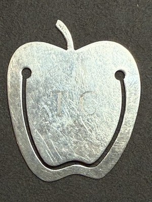 Tiffany & Co Sterling Silver Vintage Apple Bookmark | eBay