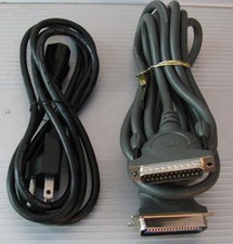 6 Foot Parallel PRINTER CABLE With POWER CORD for hp inkjet laserjet Dell Canon