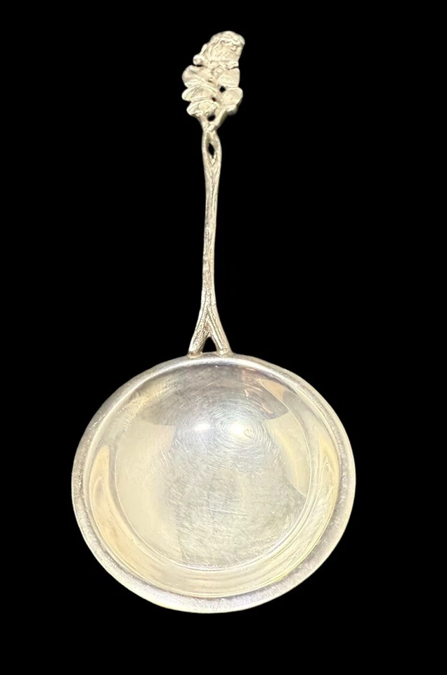 Cuchara crema plata 800 alemana vintage Hildesheimer Rose  Foto 4 de 4