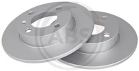 2X A.B.S. 17192 Bremsscheibe Hinten FüR Seat Vw