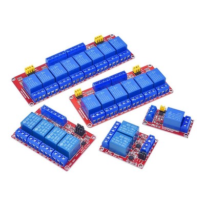 Relay Module Board Shield with Optocoupler 1 to 8 Channel High Low Level Trigger