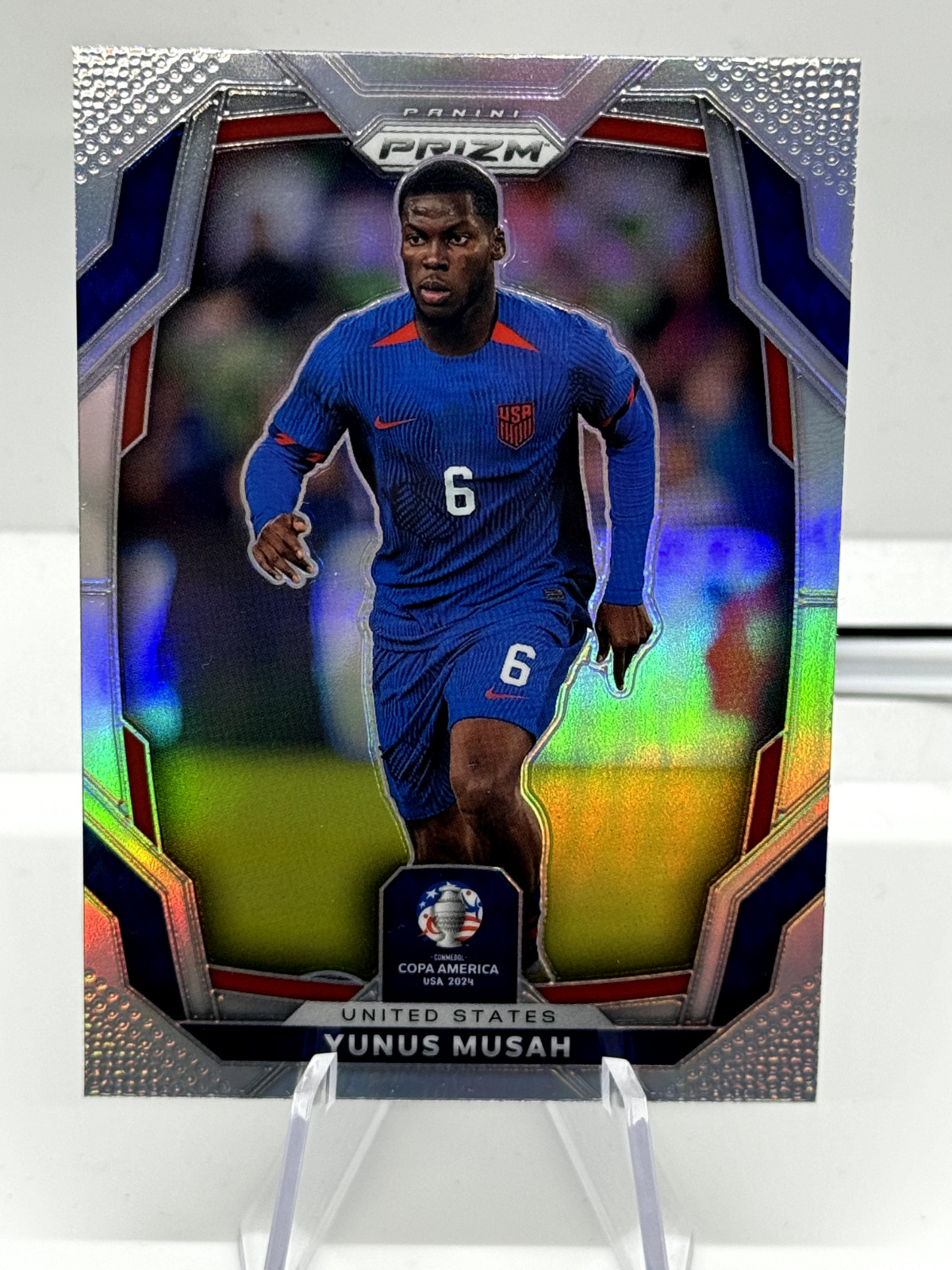2024 Prizm Copa America Yunus Musah Silver Prizm #153 USA