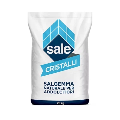 SALE PURO in CRISTALLI per DEPURATORI ADDOLCITORI Clorinatori Piscina 25KG - Immagine 1 di 4