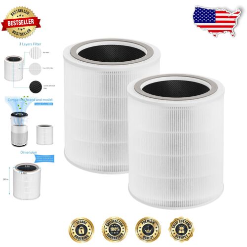 Activated Carbon 2 Pack Filters for Levoit Core 400s - Optimal Air Quality