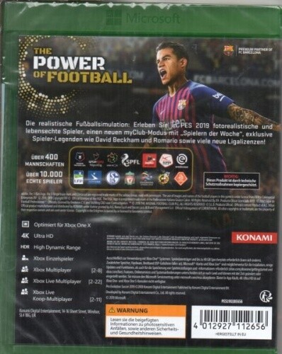 PES 2019 - Xbox One - deutsch - Neu / OVP - Bild 2 von 2