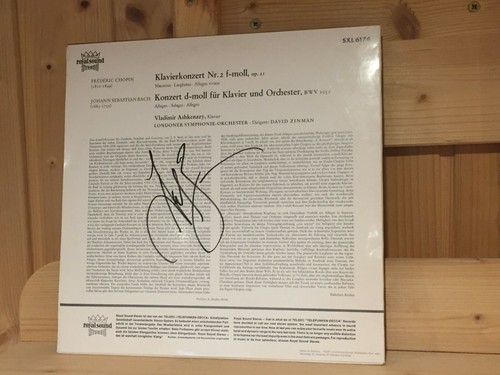 Signed by DAVID ZINMAN Chopin Piano Concerto #2 Ashkenazy ORIG DECCA LP SXL 6174 - Bild 2 von 4