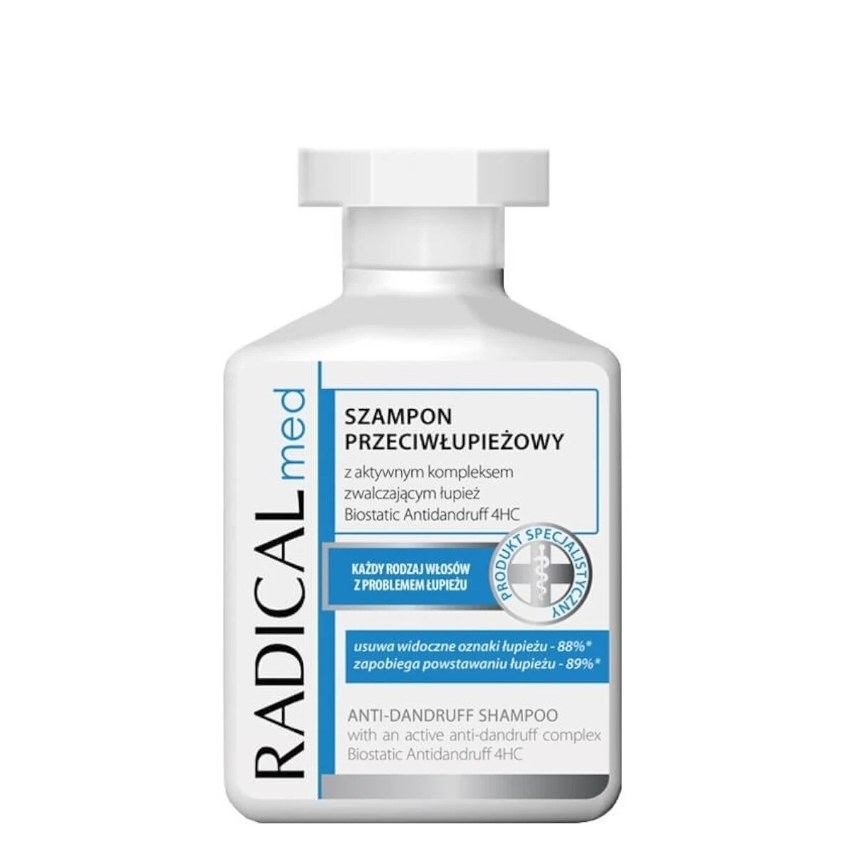 RADICAL MED Anti Dandruff and Cleansing Scalp Shampoo All Hair Types 300ml