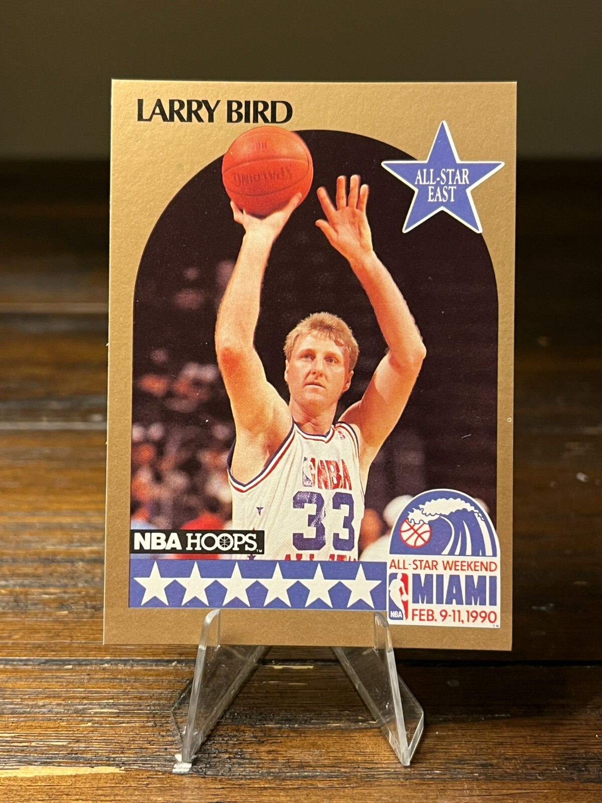 1990 Hoops #2 Larry Bird All-Star Boston Celtics