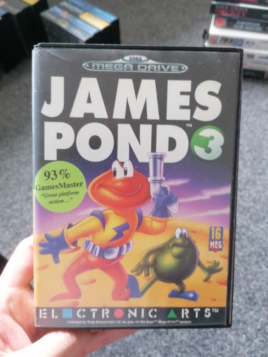 b>James</b> <b>Pond</b> <b>3</b> - <b>SEGA</b> <b>Megadrive</b> <b>Mega Drive</b> - <b>Complet</b> - <b>PAL</b